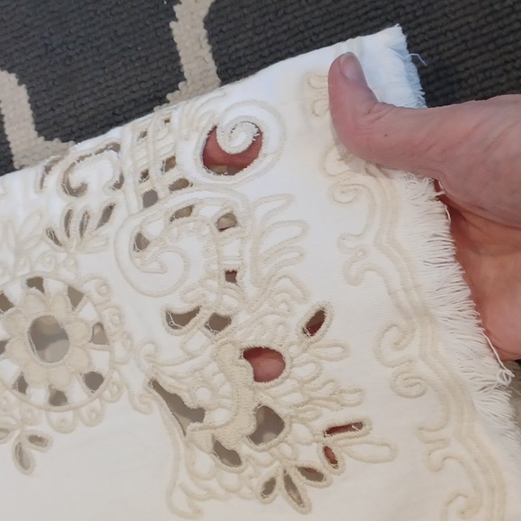 We The Free White Floral Cutout Jeans Women's 28 - Picture 8 of 13